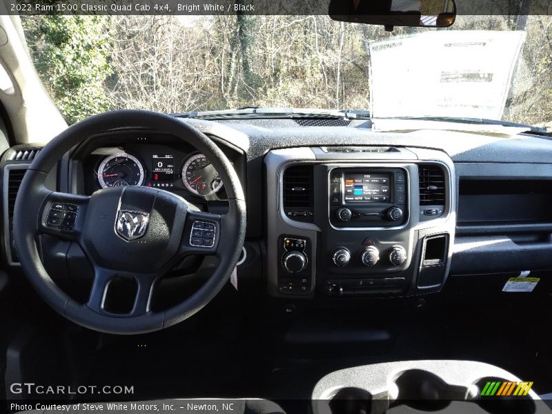 Bright White / Black 2022 Ram 1500 Classic Quad Cab 4x4