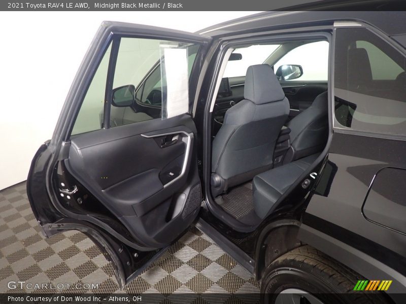 Midnight Black Metallic / Black 2021 Toyota RAV4 LE AWD