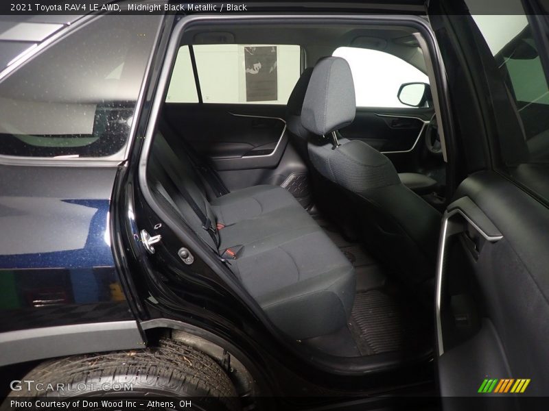 Midnight Black Metallic / Black 2021 Toyota RAV4 LE AWD