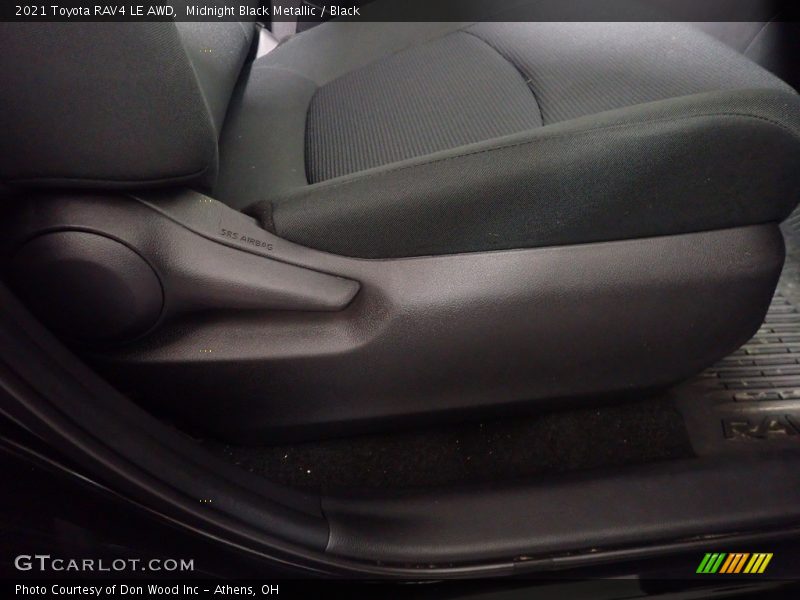 Midnight Black Metallic / Black 2021 Toyota RAV4 LE AWD