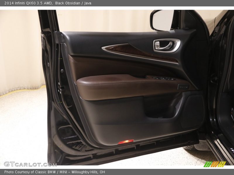Black Obsidian / Java 2014 Infiniti QX60 3.5 AWD