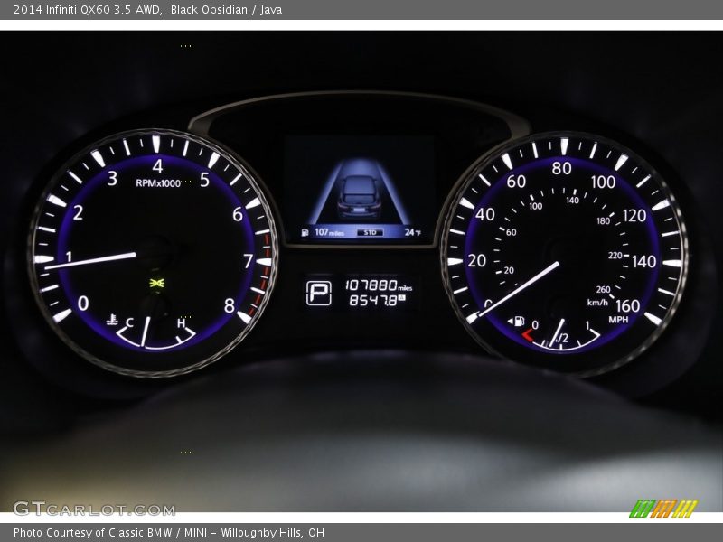 Black Obsidian / Java 2014 Infiniti QX60 3.5 AWD