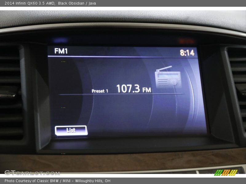 Black Obsidian / Java 2014 Infiniti QX60 3.5 AWD