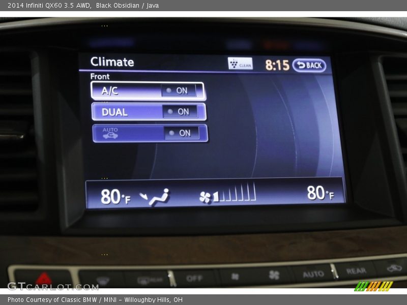 Black Obsidian / Java 2014 Infiniti QX60 3.5 AWD