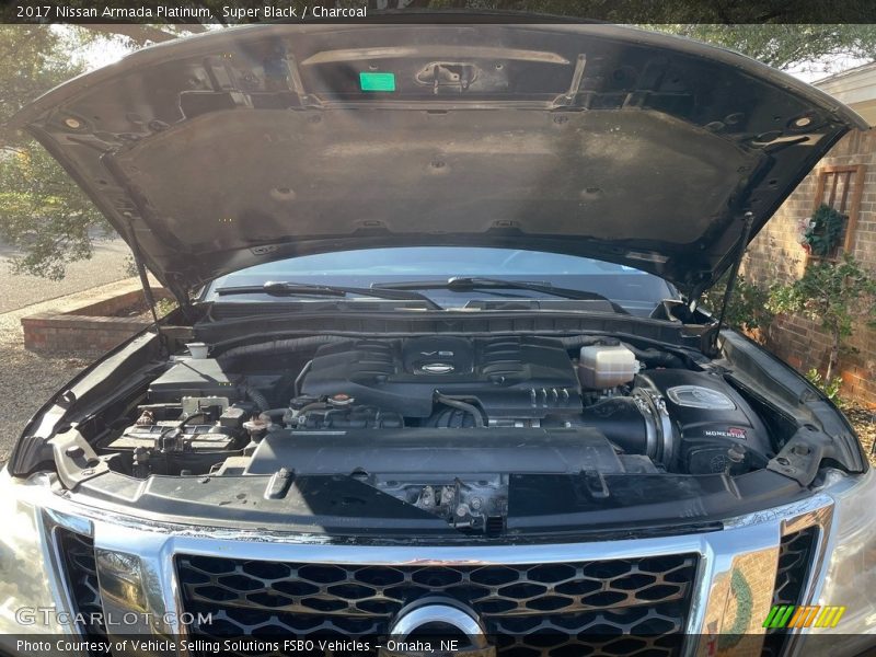 Super Black / Charcoal 2017 Nissan Armada Platinum
