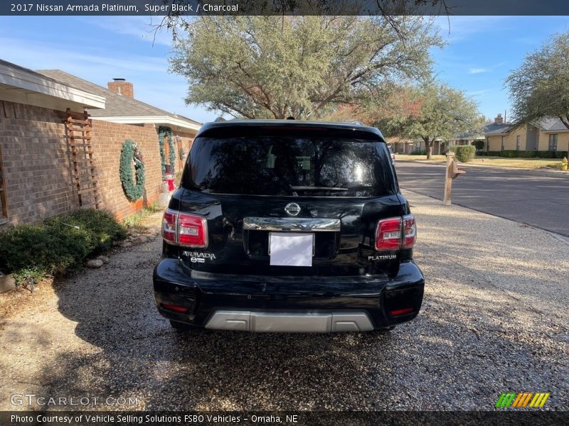 Super Black / Charcoal 2017 Nissan Armada Platinum