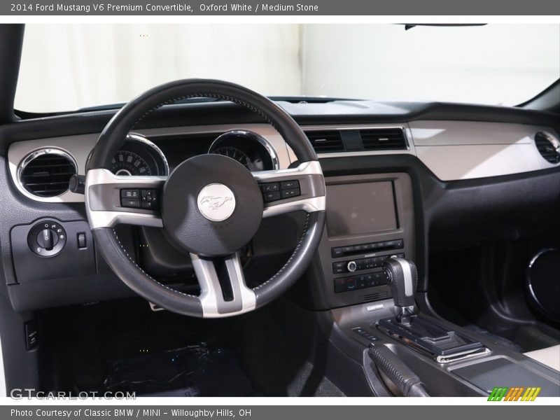 Dashboard of 2014 Mustang V6 Premium Convertible