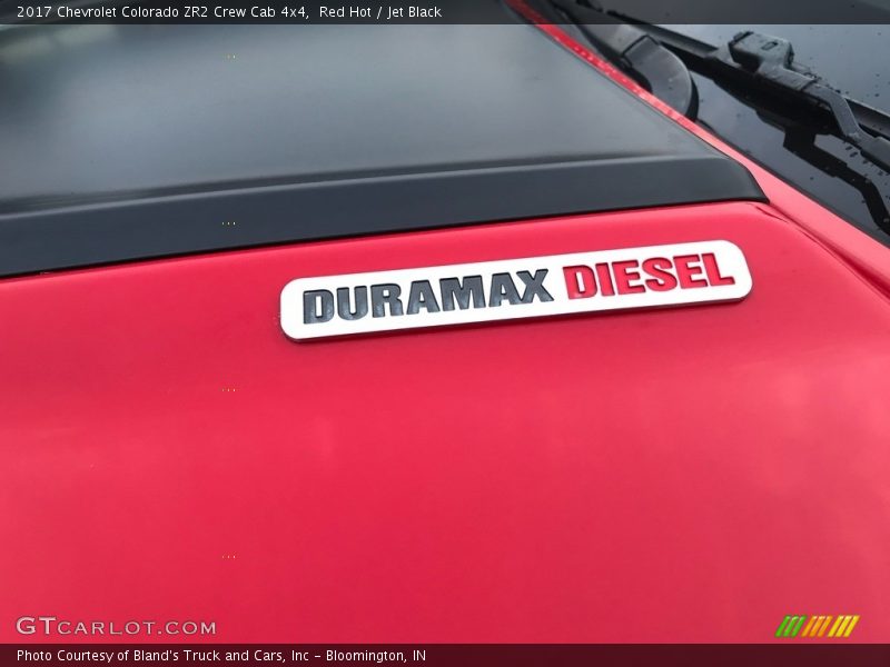 Red Hot / Jet Black 2017 Chevrolet Colorado ZR2 Crew Cab 4x4
