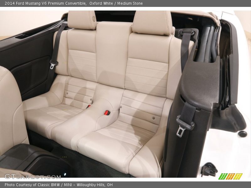 Oxford White / Medium Stone 2014 Ford Mustang V6 Premium Convertible