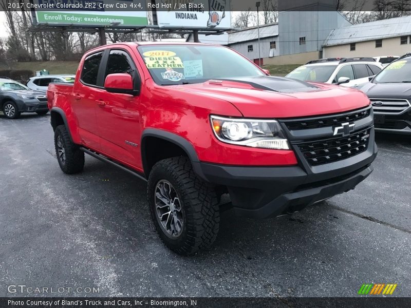 Red Hot / Jet Black 2017 Chevrolet Colorado ZR2 Crew Cab 4x4