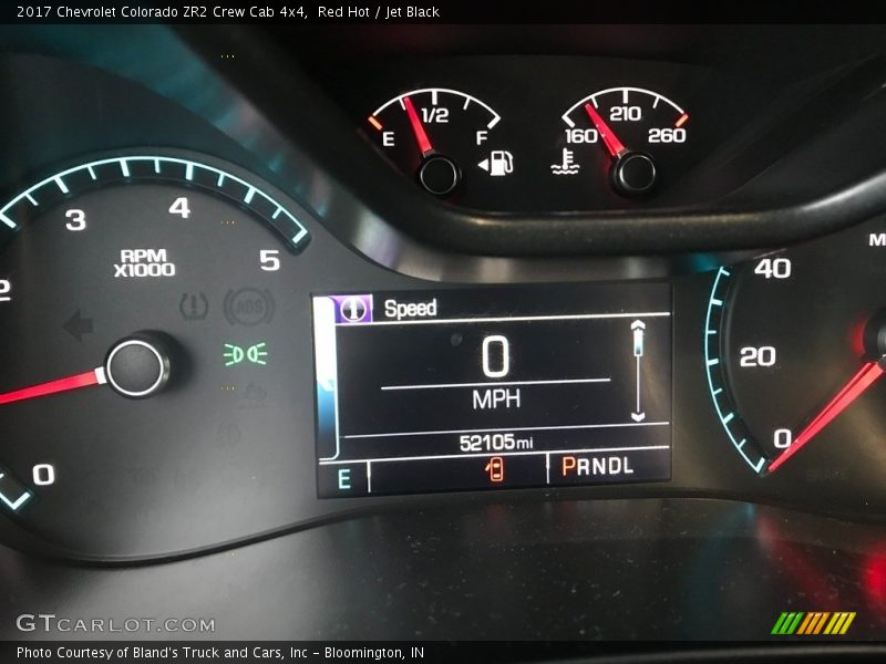 Red Hot / Jet Black 2017 Chevrolet Colorado ZR2 Crew Cab 4x4