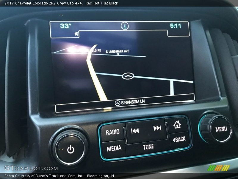 Red Hot / Jet Black 2017 Chevrolet Colorado ZR2 Crew Cab 4x4