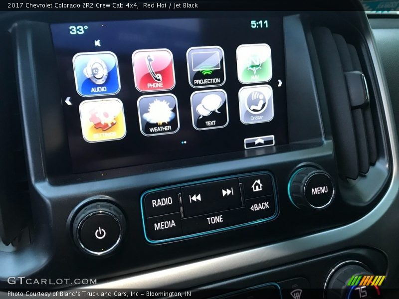 Red Hot / Jet Black 2017 Chevrolet Colorado ZR2 Crew Cab 4x4