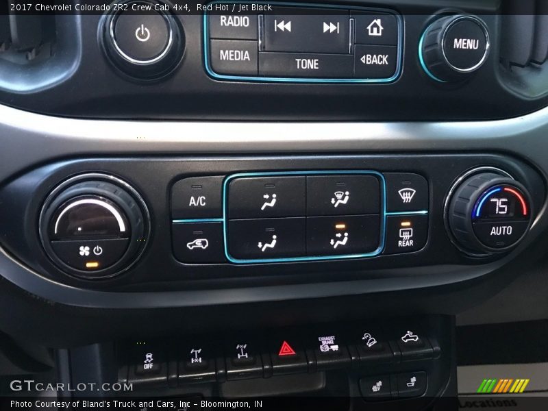 Red Hot / Jet Black 2017 Chevrolet Colorado ZR2 Crew Cab 4x4