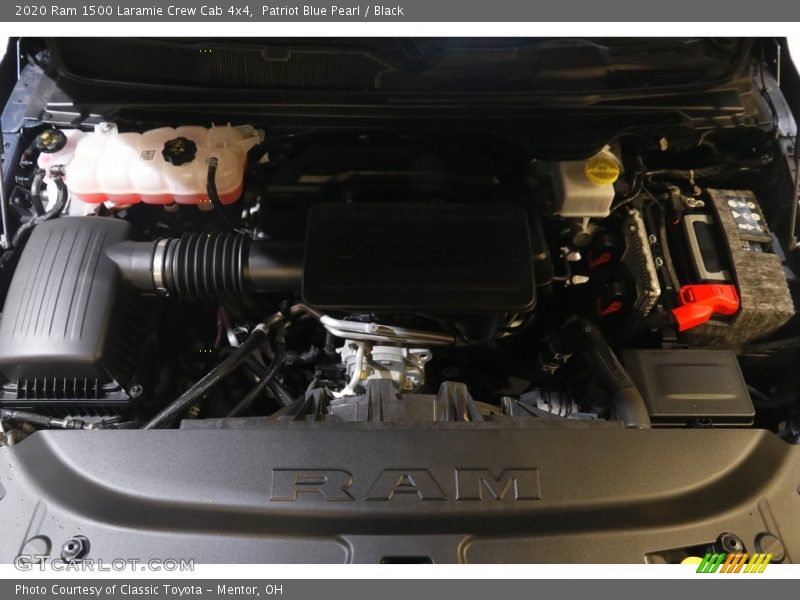 Patriot Blue Pearl / Black 2020 Ram 1500 Laramie Crew Cab 4x4