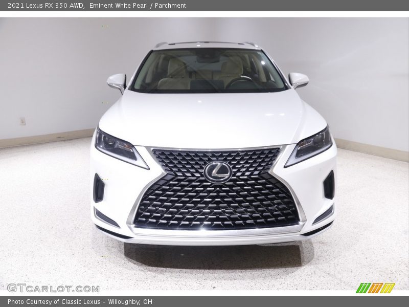 Eminent White Pearl / Parchment 2021 Lexus RX 350 AWD