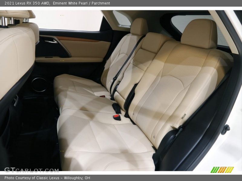 Rear Seat of 2021 RX 350 AWD