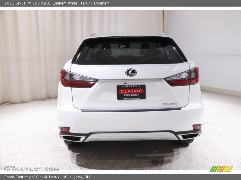 Eminent White Pearl / Parchment 2021 Lexus RX 350 AWD