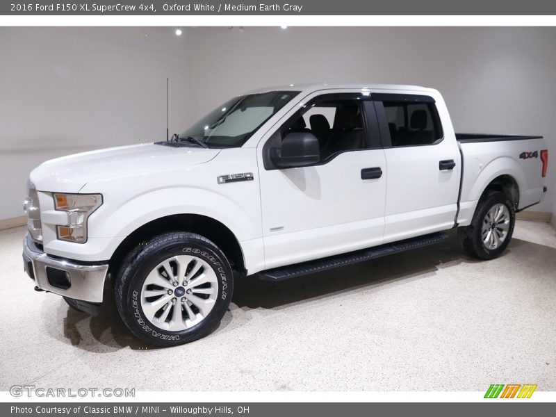 Oxford White / Medium Earth Gray 2016 Ford F150 XL SuperCrew 4x4