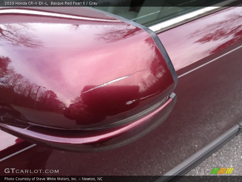 Basque Red Pearl II / Gray 2019 Honda CR-V EX-L
