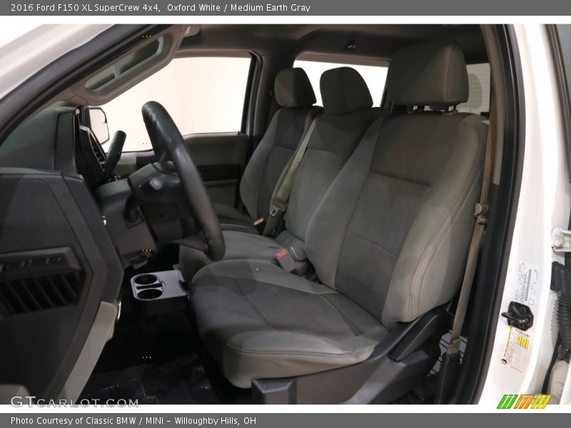 Oxford White / Medium Earth Gray 2016 Ford F150 XL SuperCrew 4x4