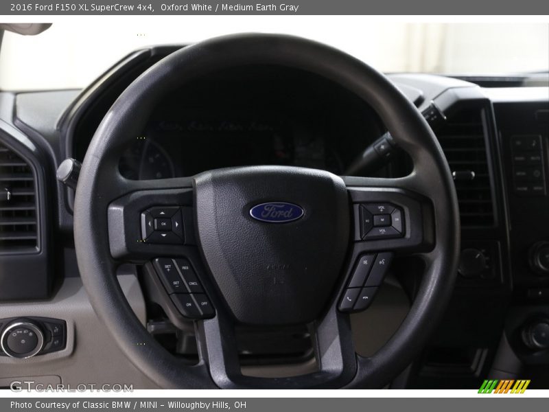 Oxford White / Medium Earth Gray 2016 Ford F150 XL SuperCrew 4x4