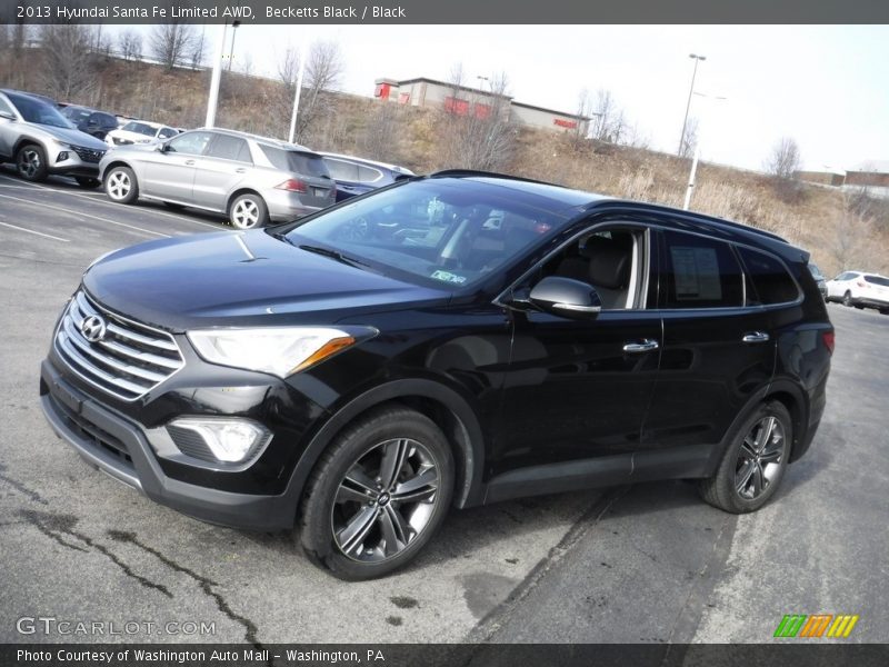 Becketts Black / Black 2013 Hyundai Santa Fe Limited AWD