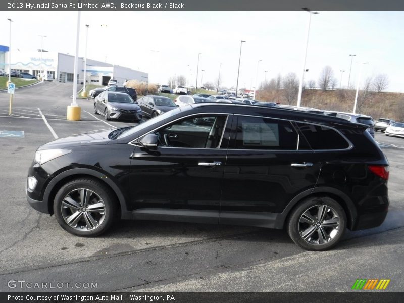 Becketts Black / Black 2013 Hyundai Santa Fe Limited AWD