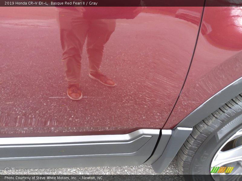 Basque Red Pearl II / Gray 2019 Honda CR-V EX-L