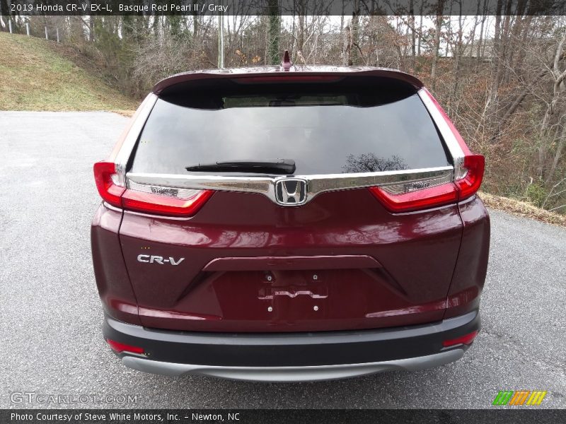 Basque Red Pearl II / Gray 2019 Honda CR-V EX-L