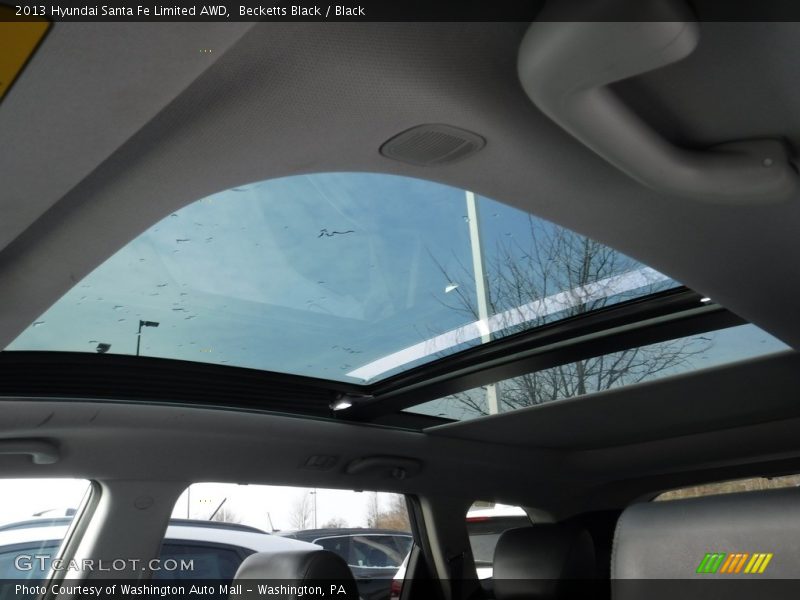 Becketts Black / Black 2013 Hyundai Santa Fe Limited AWD