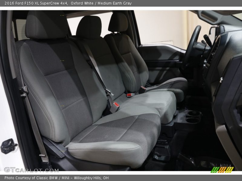Oxford White / Medium Earth Gray 2016 Ford F150 XL SuperCrew 4x4