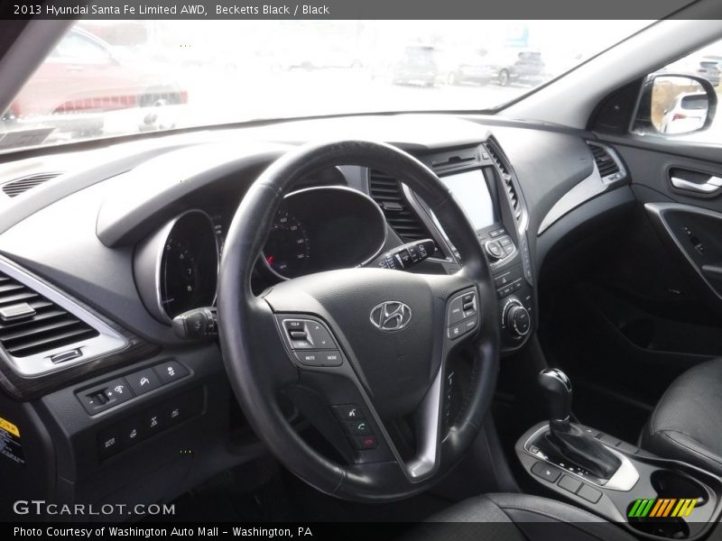 Becketts Black / Black 2013 Hyundai Santa Fe Limited AWD