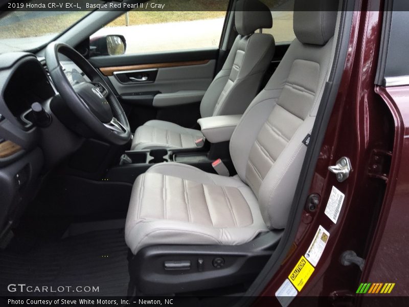 Basque Red Pearl II / Gray 2019 Honda CR-V EX-L