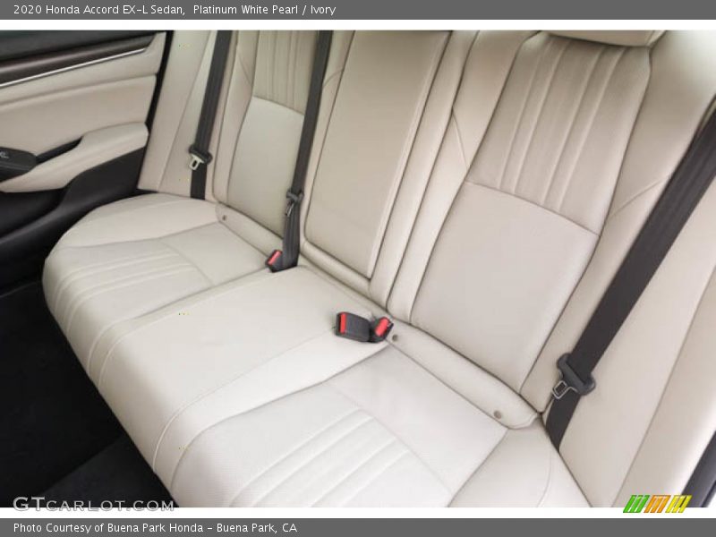 Platinum White Pearl / Ivory 2020 Honda Accord EX-L Sedan