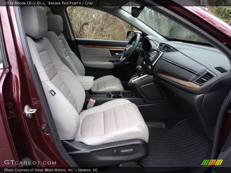 Basque Red Pearl II / Gray 2019 Honda CR-V EX-L