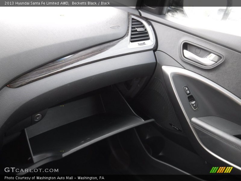 Becketts Black / Black 2013 Hyundai Santa Fe Limited AWD