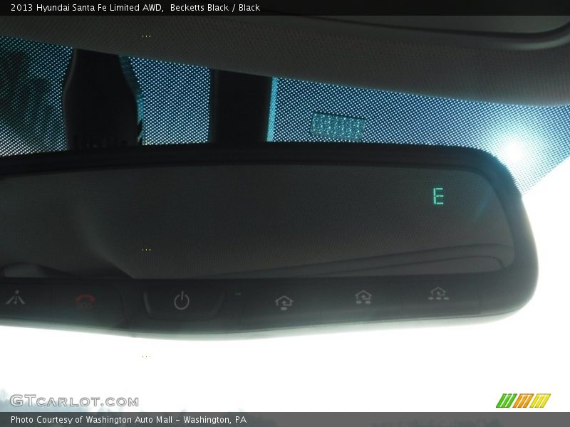 Becketts Black / Black 2013 Hyundai Santa Fe Limited AWD