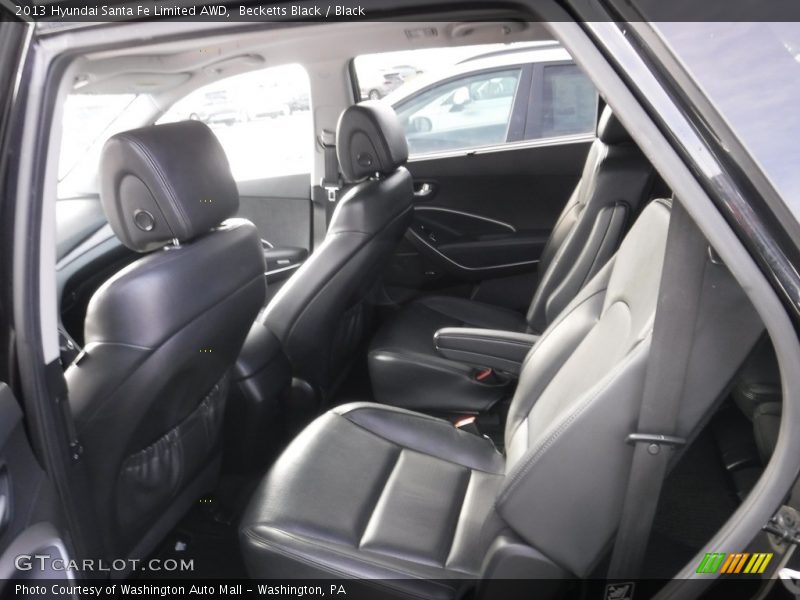 Becketts Black / Black 2013 Hyundai Santa Fe Limited AWD