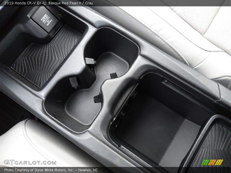 Basque Red Pearl II / Gray 2019 Honda CR-V EX-L