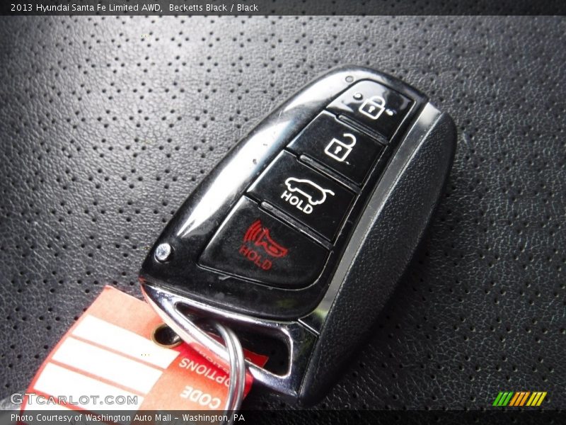 Becketts Black / Black 2013 Hyundai Santa Fe Limited AWD