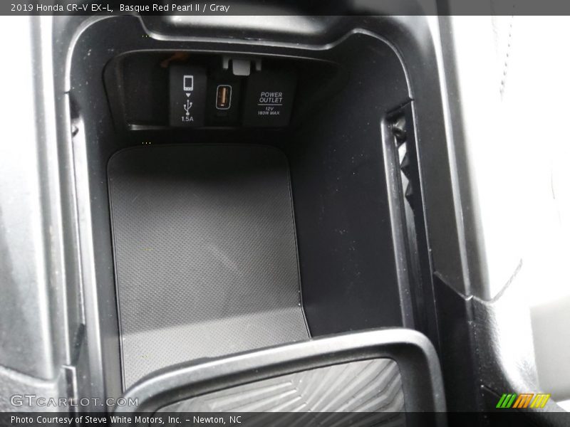 Basque Red Pearl II / Gray 2019 Honda CR-V EX-L