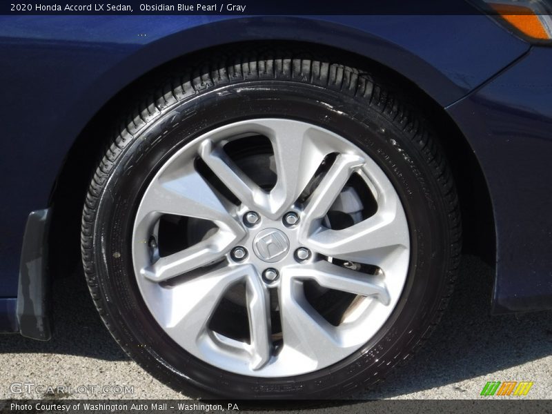 Obsidian Blue Pearl / Gray 2020 Honda Accord LX Sedan