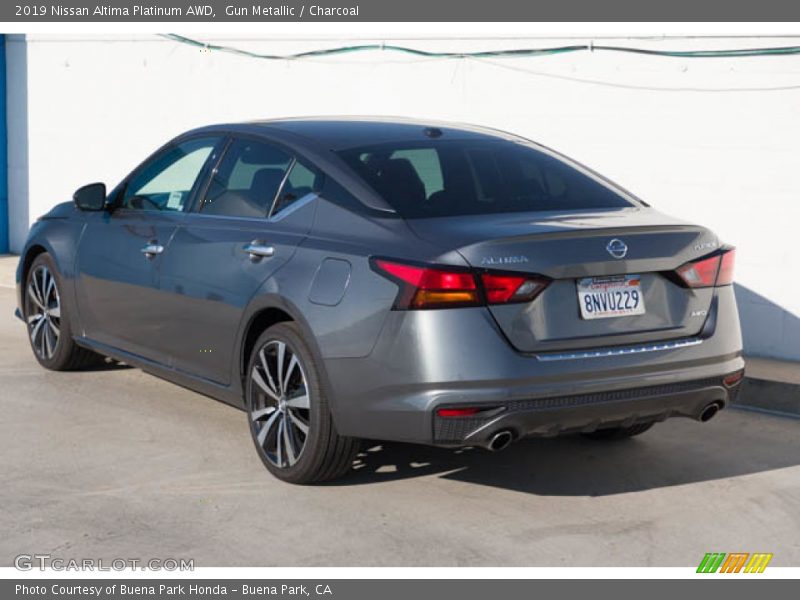 Gun Metallic / Charcoal 2019 Nissan Altima Platinum AWD