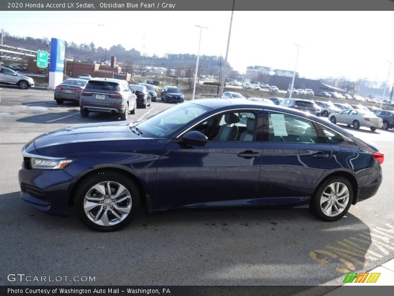 Obsidian Blue Pearl / Gray 2020 Honda Accord LX Sedan