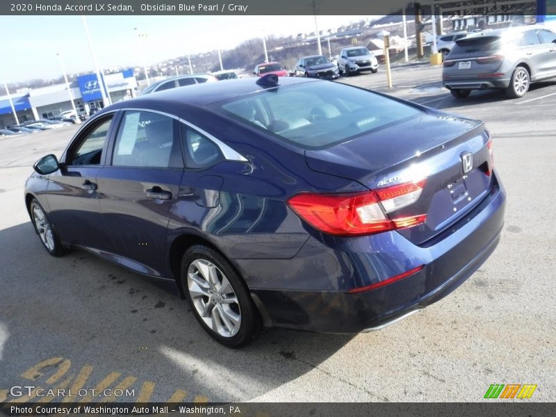 Obsidian Blue Pearl / Gray 2020 Honda Accord LX Sedan