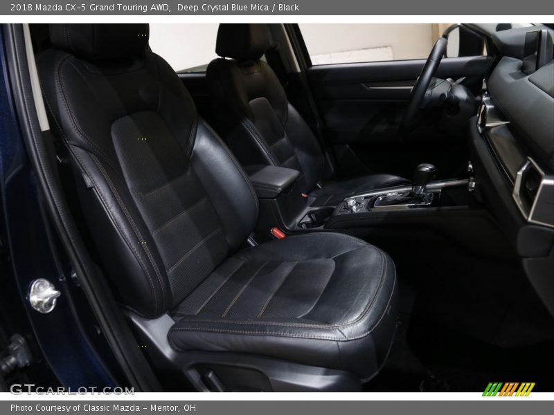 Deep Crystal Blue Mica / Black 2018 Mazda CX-5 Grand Touring AWD