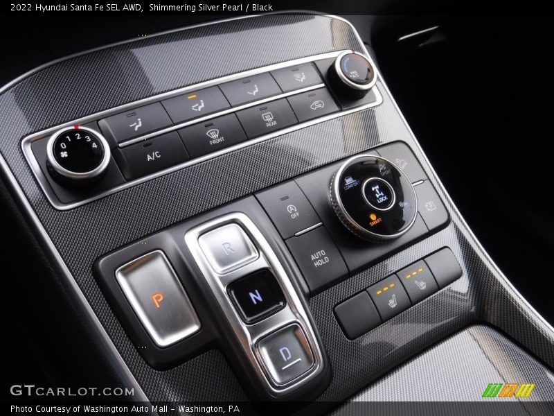 Controls of 2022 Santa Fe SEL AWD