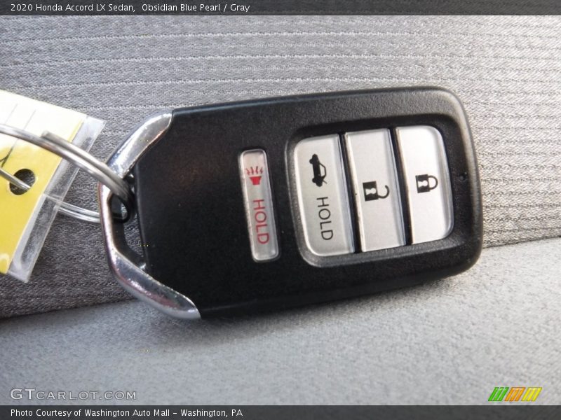 Obsidian Blue Pearl / Gray 2020 Honda Accord LX Sedan