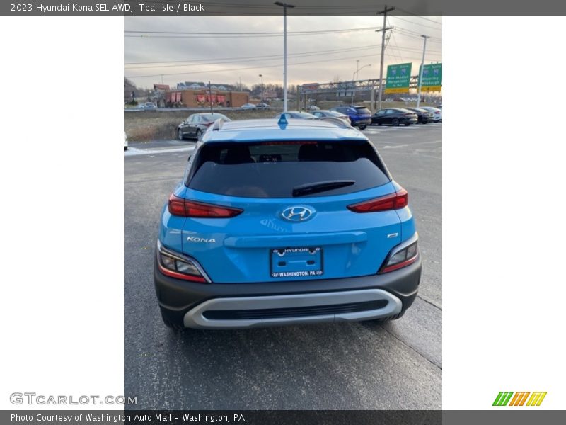 Teal Isle / Black 2023 Hyundai Kona SEL AWD